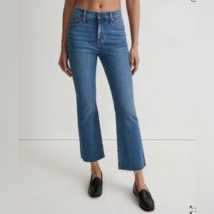 Madewell mid-rise kick out Jean size 31